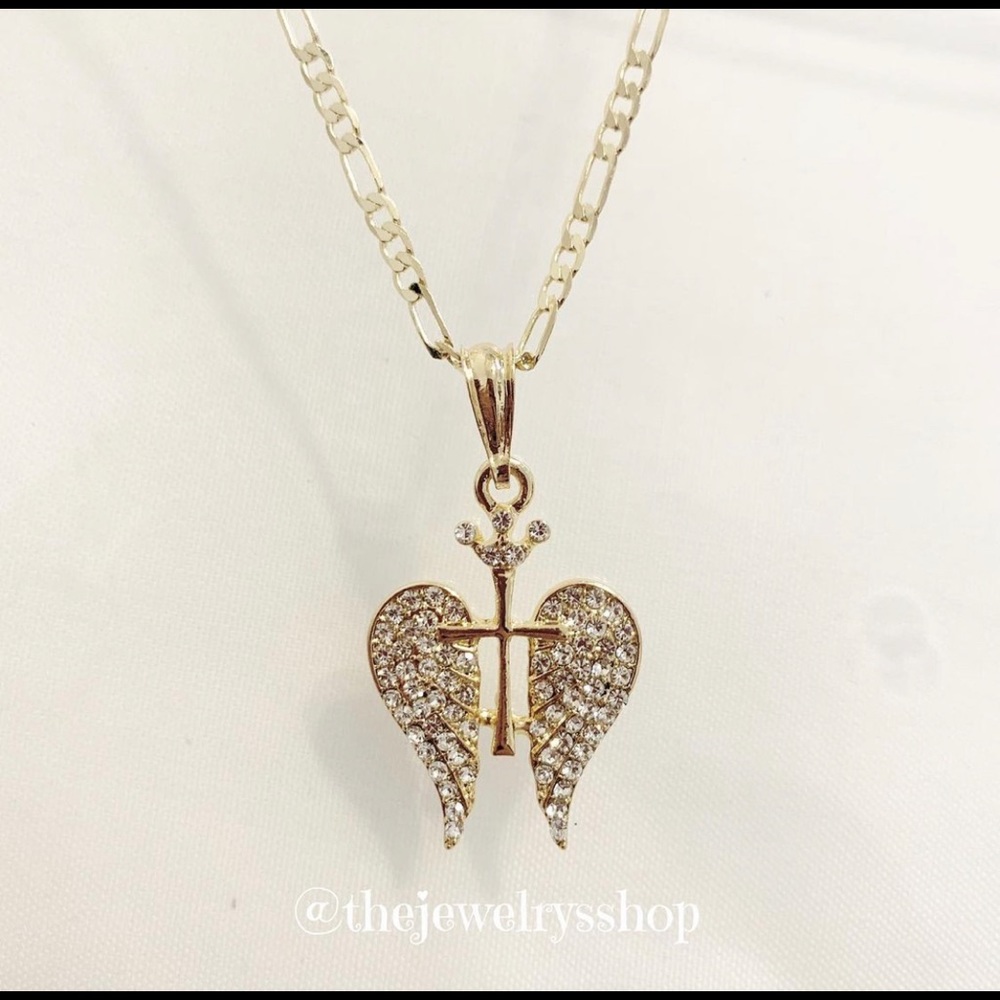 Wing necklaces / Laminated Gold / Oro Laminado